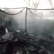 22.1.2012 Požár skladu palivového dřeva v Ostravě - Hošťálkovicích
