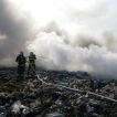 Požár skládky v Markvartovicích 24.03.2012
