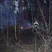 Požár - lesní polní porost, tráva 10.04.2012