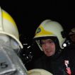 Vyproštění z utržené kabiny nákladního automobilu - cvičení hasičů 07.11.2012