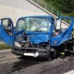 Dopravní nehoda dvou nákladních automobilů s vyproštěním jednoho řidiče 17.07.2013