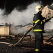 Požár opuštěných objektů v Šilheřovicích 11.01.2014