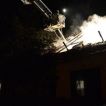 Požár opuštěných objektů v Šilheřovicích 11.01.2014