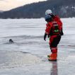 Výcvik jednotky na zamrzlém Jezeře 2017 14.01.2017