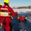 Výcvik jednotky na zamrzlém Jezeře 2017 14.01.2017