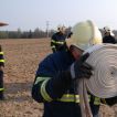 Požár stohu Ludgeřovice 16.04.2009