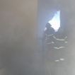 Simulovaný požár se záchranou osob 14.11.2009
